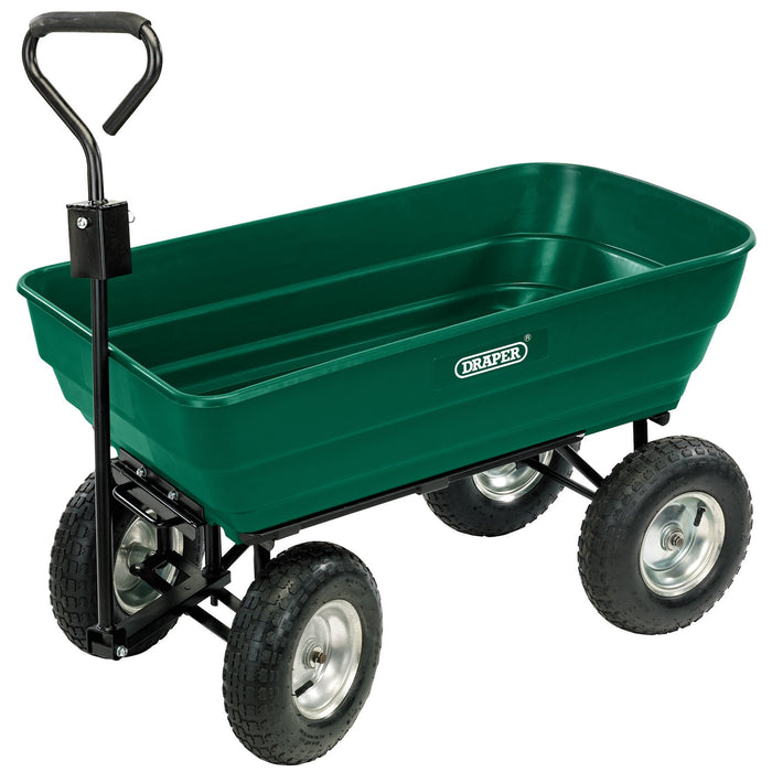 Heavy Duty Tipping Garden Cart 120 Litre Capacity