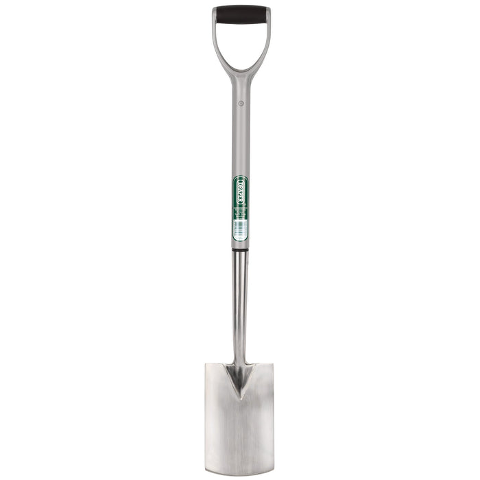 Stainless Steel Border Spade With Soft Grip