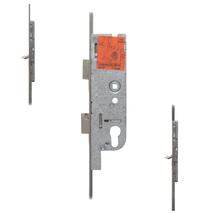 L15347 - FERCO Tripact Lever Operated Latch & Deadbolt 20mm Faceplate - 2 Small Hook