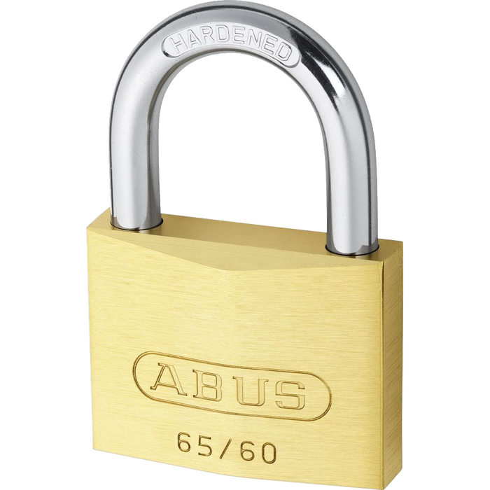 L19158 - ABUS 65 Series Brass Open Shackle Padlock