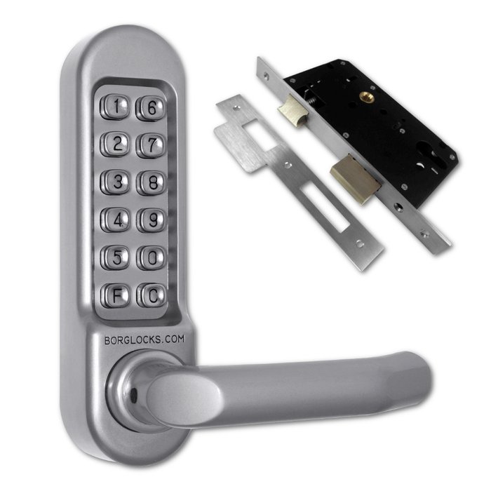 L25195 - BORG LOCKS BL5003 Digital Lock With Inside Handle And Euro-Profile Lockcase