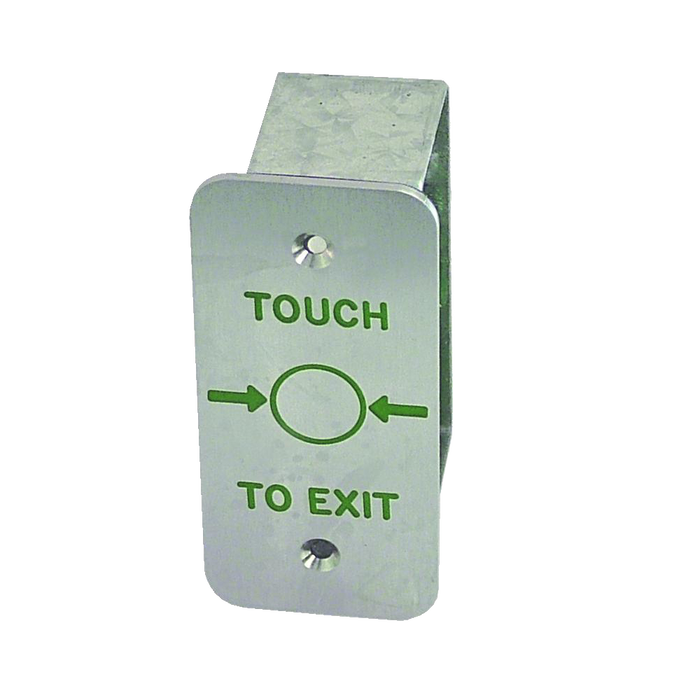 AS8042 - ASEC Narrow Style Touch Sensitive Stainless Steel Exit Button