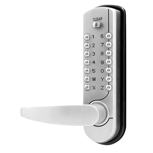 L30087 - LOCKEY 7300 Lever Handle Digital Lock With Easy Code & 8mm Spindle
