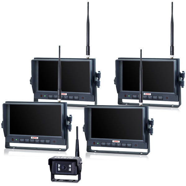 Wireless CCTV Kit 4 x 7 Mon +1 Camera, w/sound 12