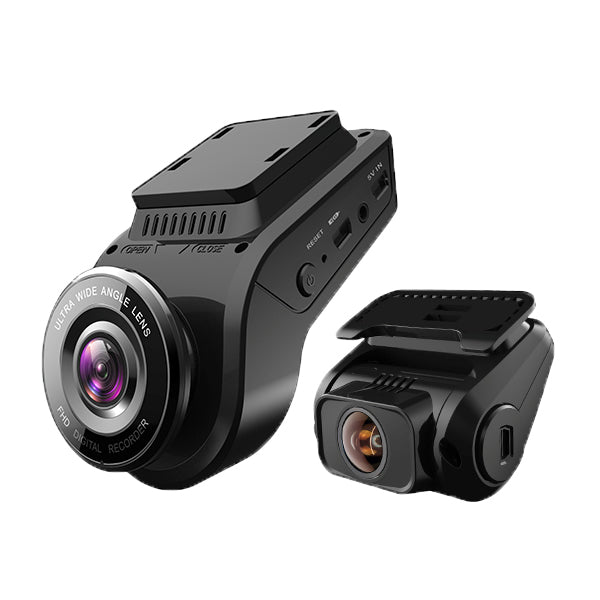 Mini Dash Mount Dual Camera Kit, 4K HD, 12-24volt,