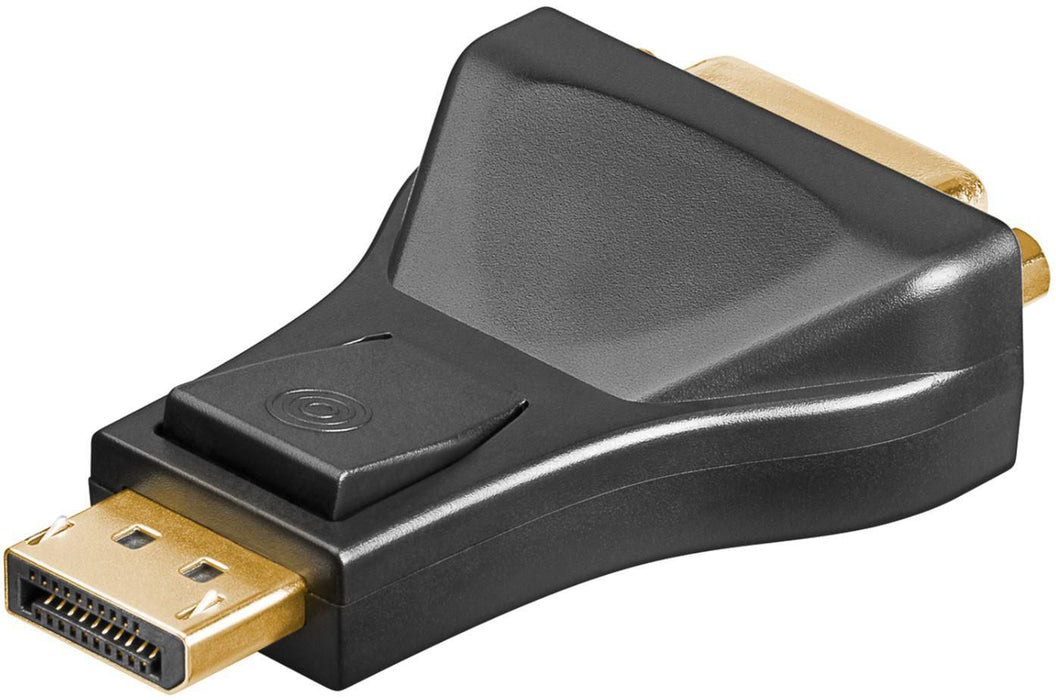 MicroConnect Adapter Displayport to DVI M-F Black DVI-I 24+5 Dual Link