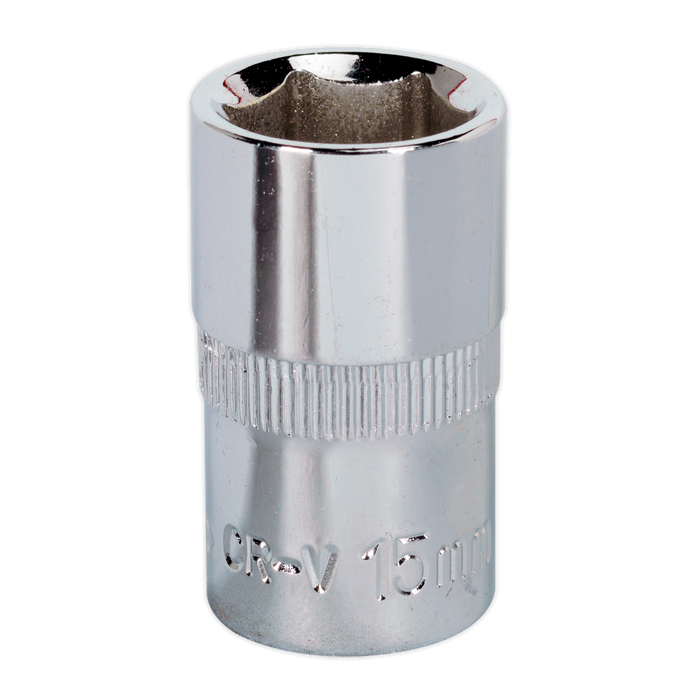 WallDrive® Socket 15mm 1/2"Sq Drive Fully Polished