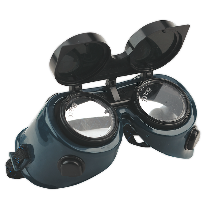 Gas Welding Goggles with Flip-Up Lenses
