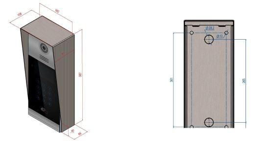 Fermax Milo Digital Panel Surface Box Meet