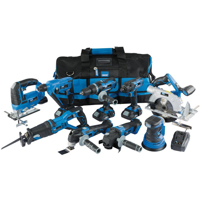 Draper Storm Force® 20V Cordless Kit (9 Piece)