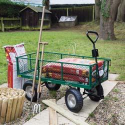 Heavy Duty Steel Mesh Cart