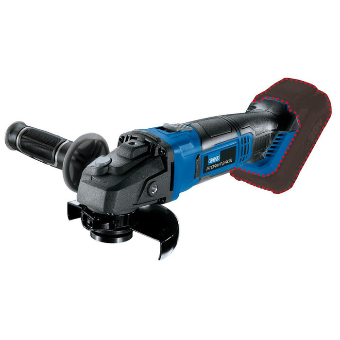 Draper Storm Force® 20V Angle Grinder, 115mm (Sold Bare)