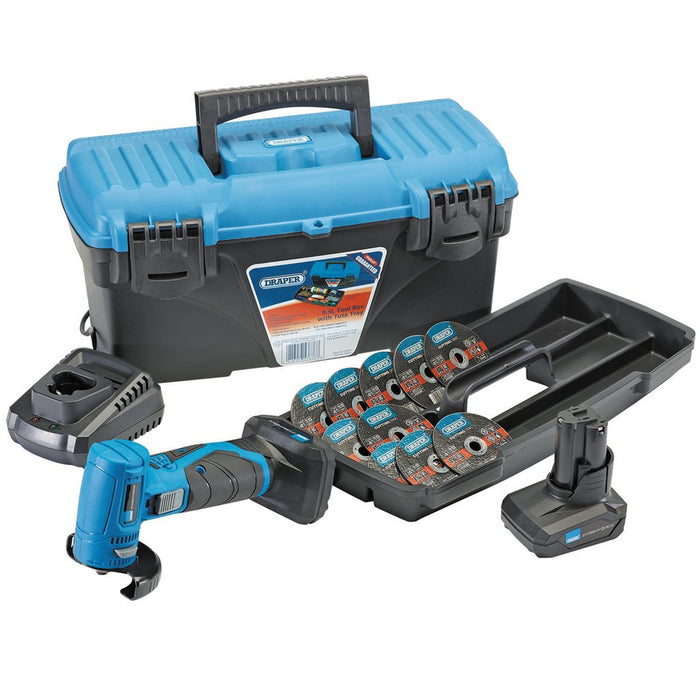 Draper Storm Force® 10.8V Angle Grinder/Cut-Off Tool Kit - Tool Kit 2