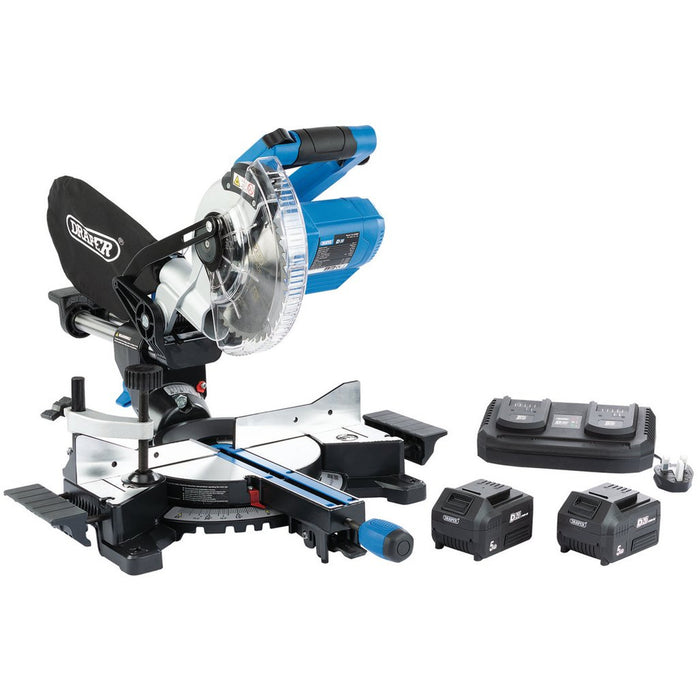 D20 20V Brushless Sliding Compound Mitre Saw, 185mm