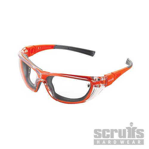 Scruffs Falcon Safety Glasses Orange