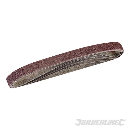 199545 Silverline Sanding Belts 13 x 457mm 5pk