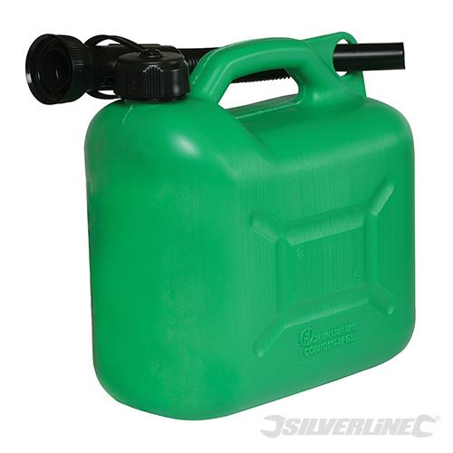 199991 Silverline Plastic Fuel Can 5Ltr