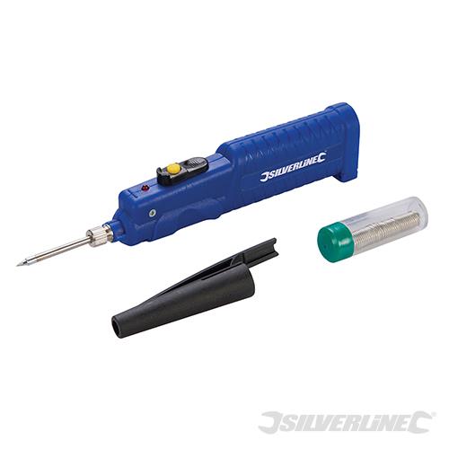 220772 Silverline Battery-Powered Soldering Iron 8W