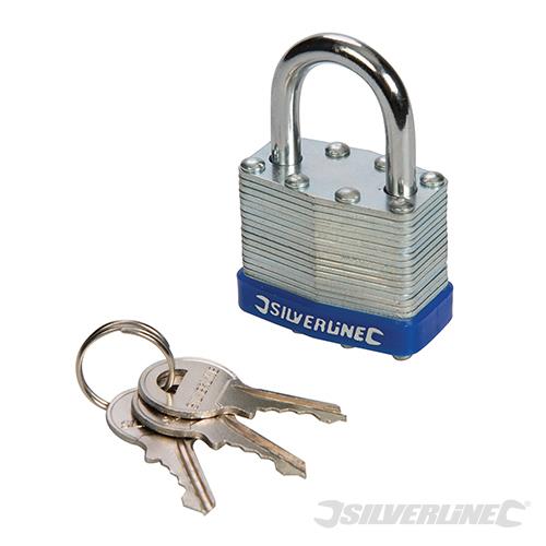 224515 Silverline Laminated Padlock