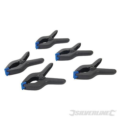 250136 Silverline Spring Clamps 5pk