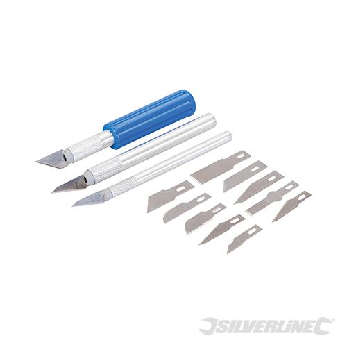 251094 Silverline Hobby Knife Set 16pce