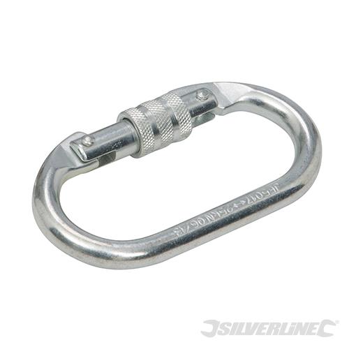 253600 Silverline Screwgate Karabiner