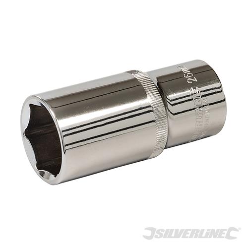 306431 Silverline Deep Socket 1/2" Drive 6pt Metric