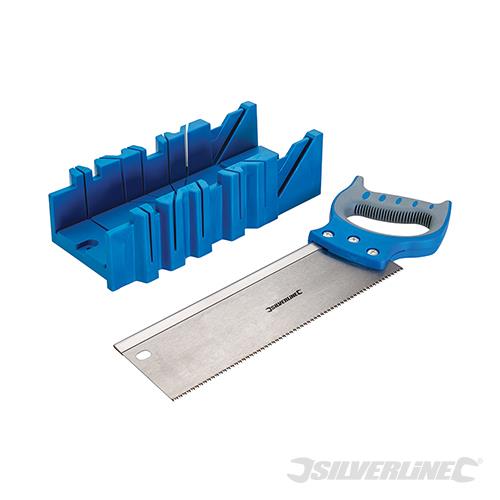 335464 Silverline Expert Mitre Box & Saw