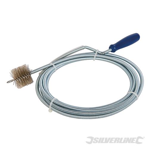 342654 Silverline Drain Auger with Brush