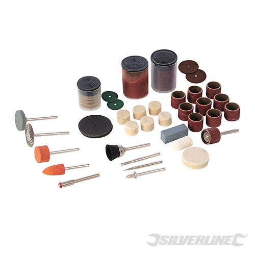 349758 Silverline Rotary Tool Accessory Kit 105pce