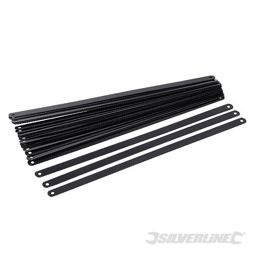 456789 Silverline Carbon Steel Hacksaw Blade 24pk