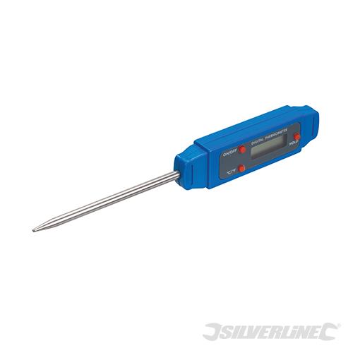 469539 Silverline Pocket Digital Probe Thermometer