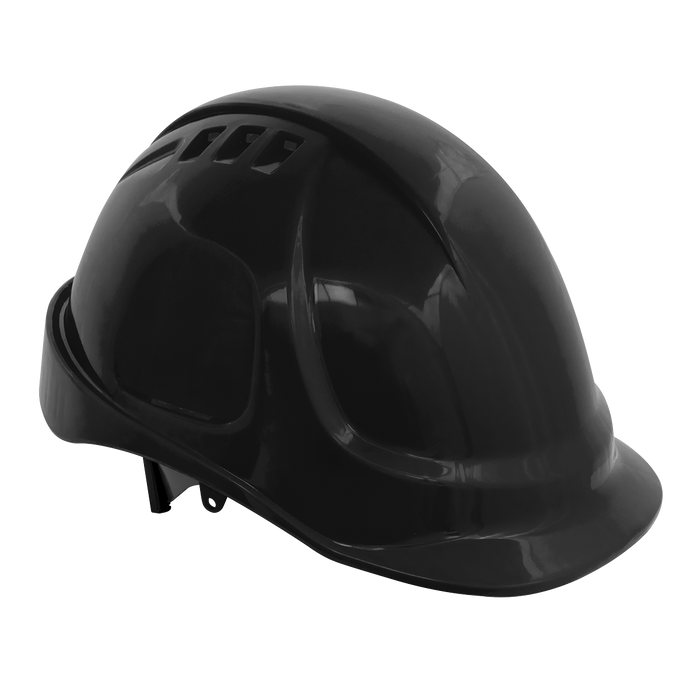 Safety Helmet - Vented (Black)