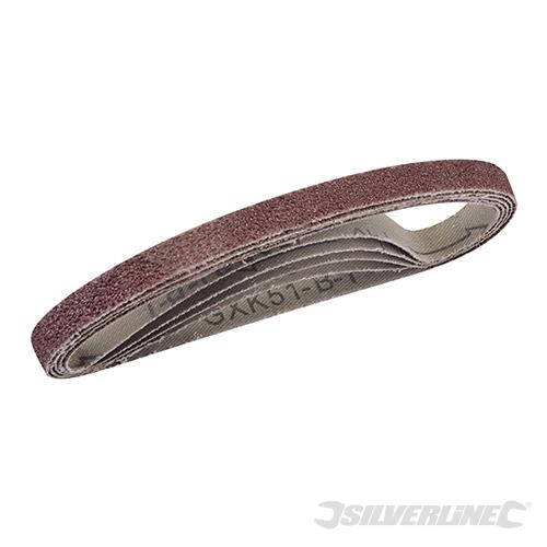 524993 Silverline Sanding Belts 10 x 330mm 5pk