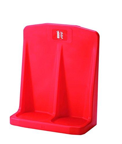 Firechief HS20/RED Double Flat Base Extinguisher Stand, Red