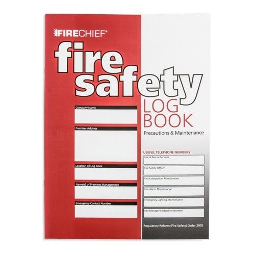 Firechief  Fire Safety Log Book - SD Fire Alarms