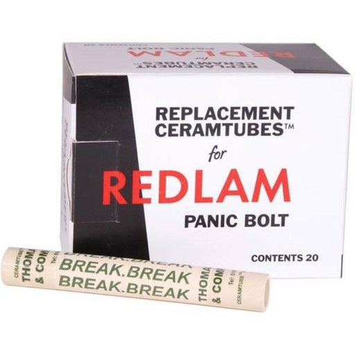 Redlam Panic Bolt Spare Ceramtube - Box of 20 Ceramic Tubes - SD Fire Alarms