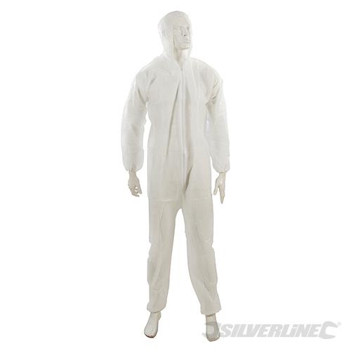 580467 Silverline Disposable Overall