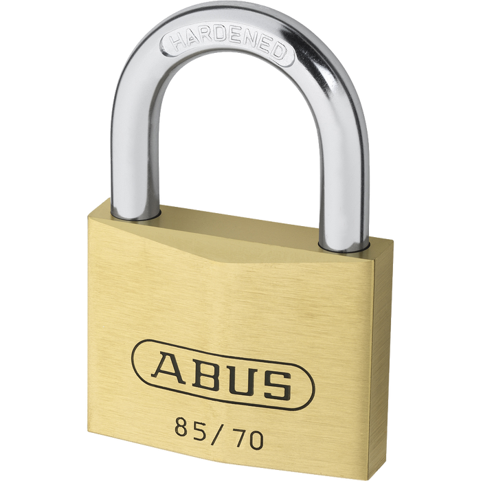 L19549 - ABUS 85 Series Brass Open Shackle Padlock