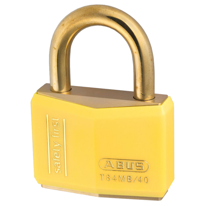 L19246 - ABUS T84MB Series Brass Open Shackle Padlock