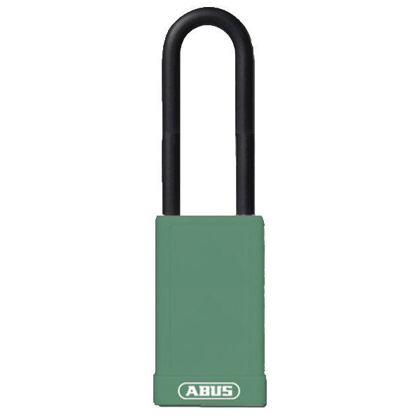 L22484 - ABUS 74HB Series Long Shackle Lock Out Tag Out Coloured Aluminium Padlock