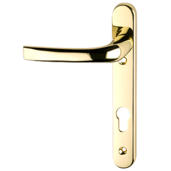 L18404 - ASEC 92 Lever/Lever UPVC Furniture - 220mm Backplate