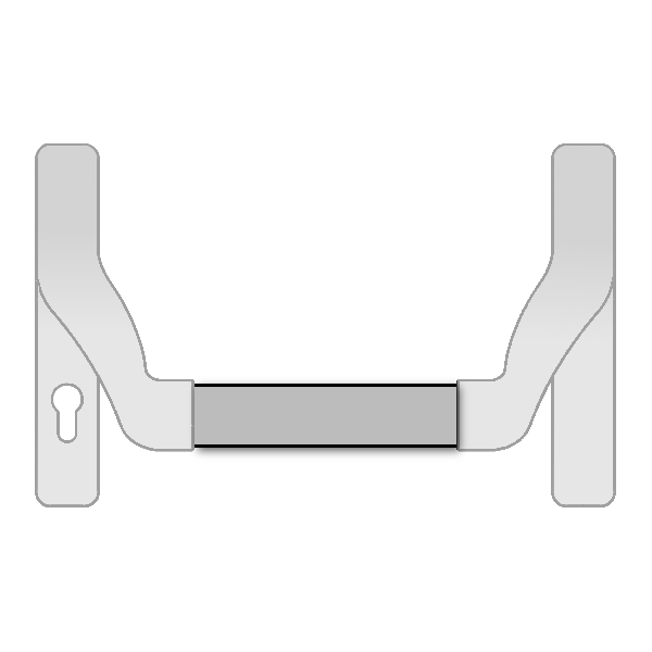 L25878 - GU BKS 1150mm Cross Bar To Suit Secury Panic E Multipoint Lock