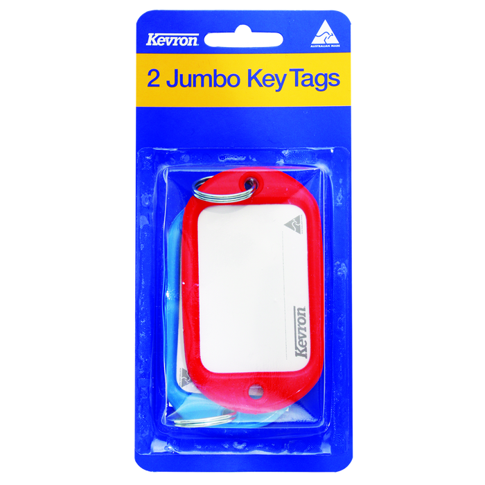 L26670 - KEVRON ID10 PP2 Jumbo Key Tags Blister Pack 2 pcs