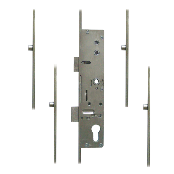 L26796 - LOCKMASTER Lever Operated Latch & Deadbolt Twin Spindle - 4 Roller