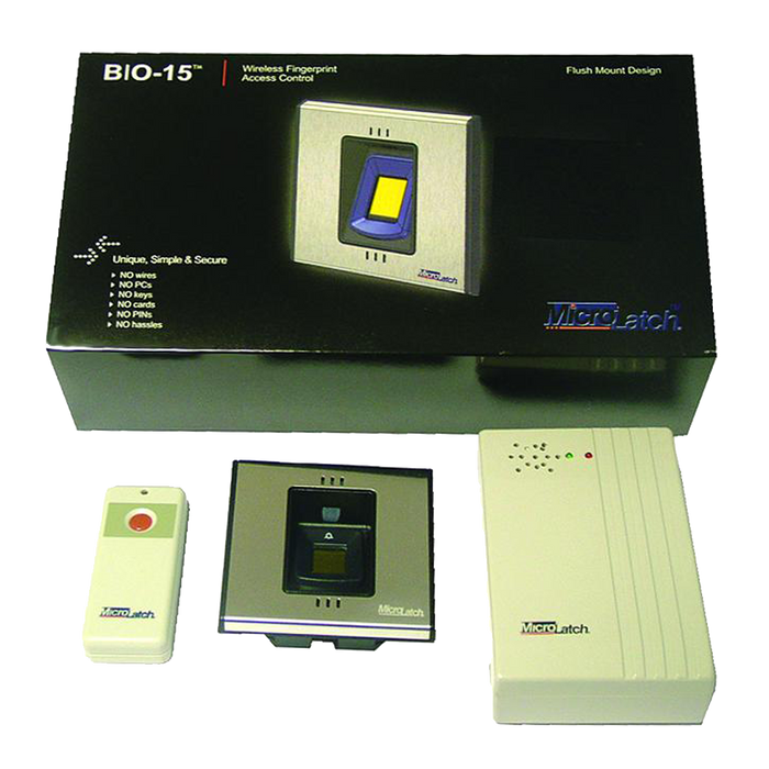 L15005 - MICROLATCH ML-PAC-15 Wireless Fingerprint Reader Kit
