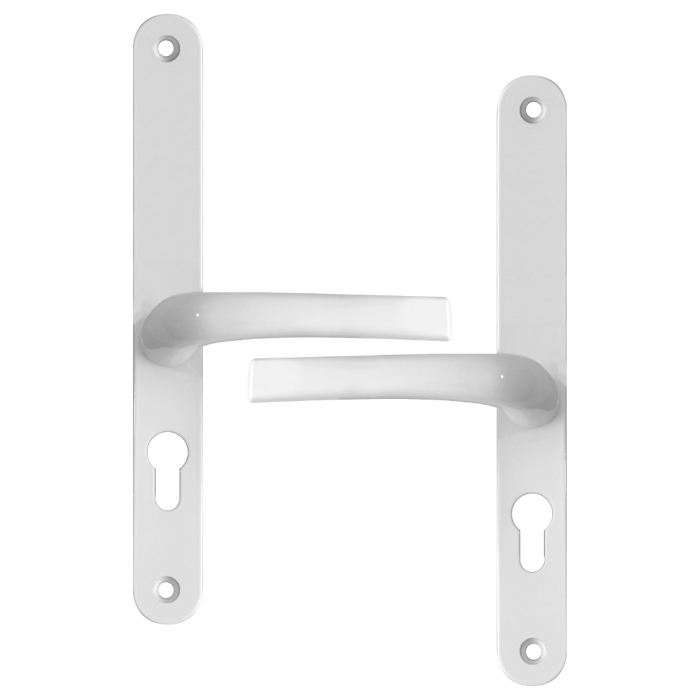 AS10664 - ASEC 48/87 Lever/Lever UPVC Furniture - 270mm Backplate