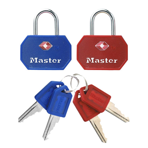 L15623 - MASTER LOCK 4681 KA Pair Of TSA Luggage Locks