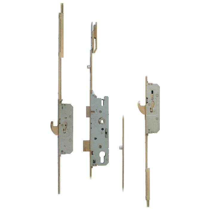 L18355 - FUHR 856 Type 6 Lever Operated Latch & Deadbolt With Shootbolts - 2 Hook & 2 Roller