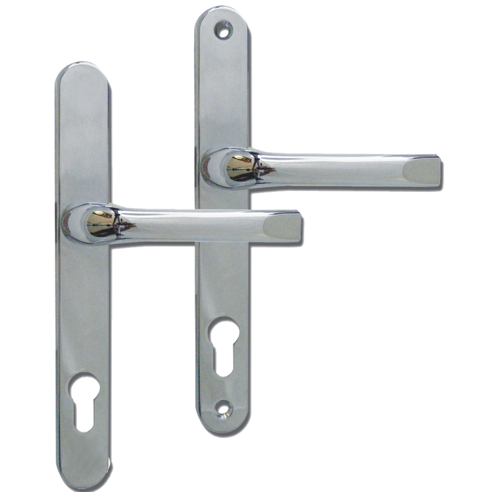 L18398 - ASEC 92 Lever/Lever UPVC Furniture - 240mm Backplate